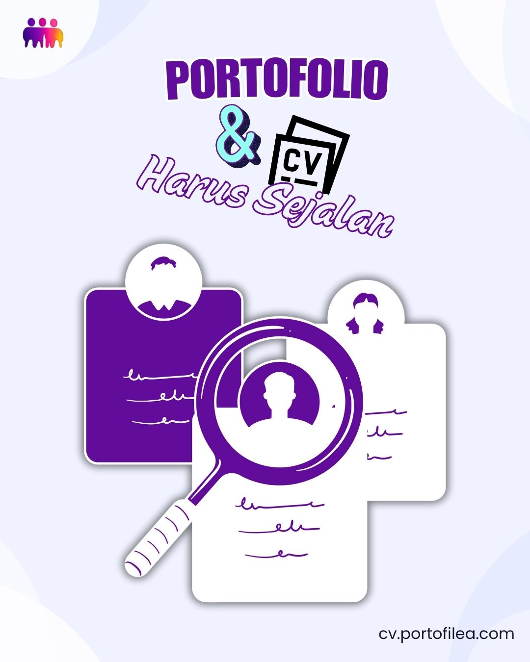 Portofolio dan CV Harus Sejalan - JASA buat Lamaran Kerja Surabaya