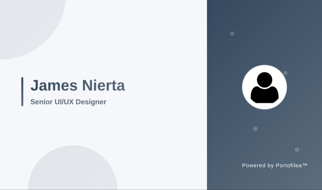 Modern Name Card: Signature Back 5